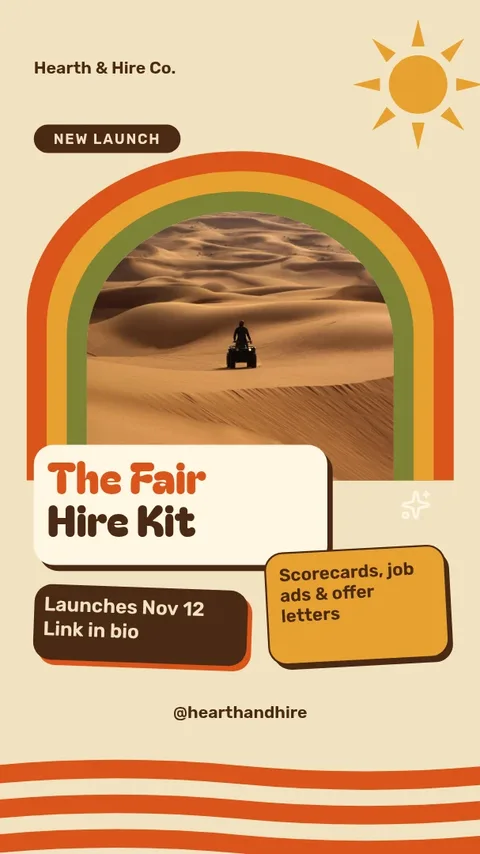 Sunset Arch Hire Cards – Instagram story template
