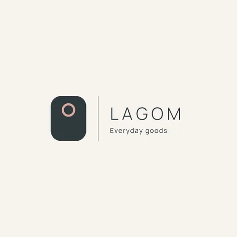 Lagom Tag Rule Minimal Logo – Logo template