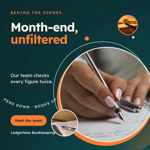 Month-End Circle Lens – Instagram post template