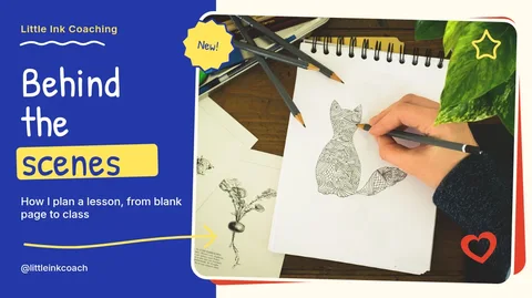 Ink Margin Sketchbook Split – YouTube thumbnail template
