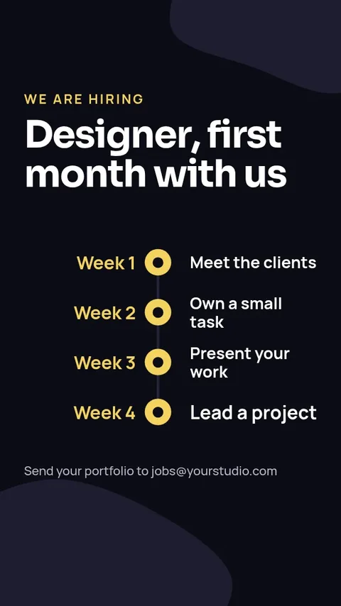 Join The Studio Story – Instagram story template