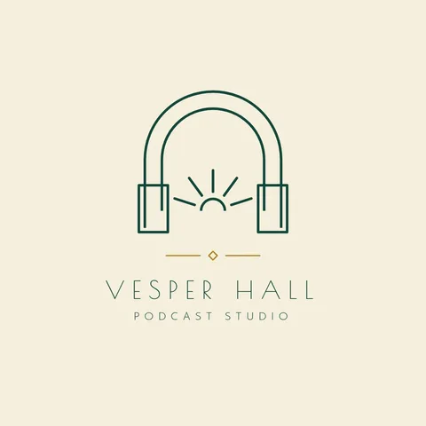 Vesper Deco Headphone Line Logo – Logo template