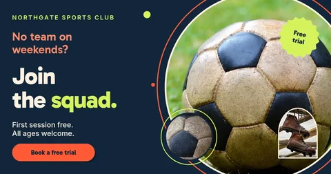 Weekend Squad Orbit Collage – Facebook post template