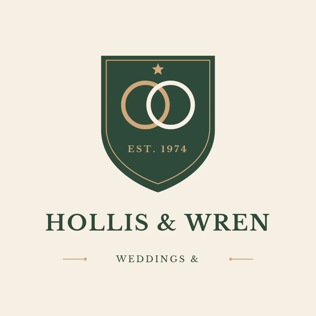 Hollis Wren Crest Rings Logo – Logo template