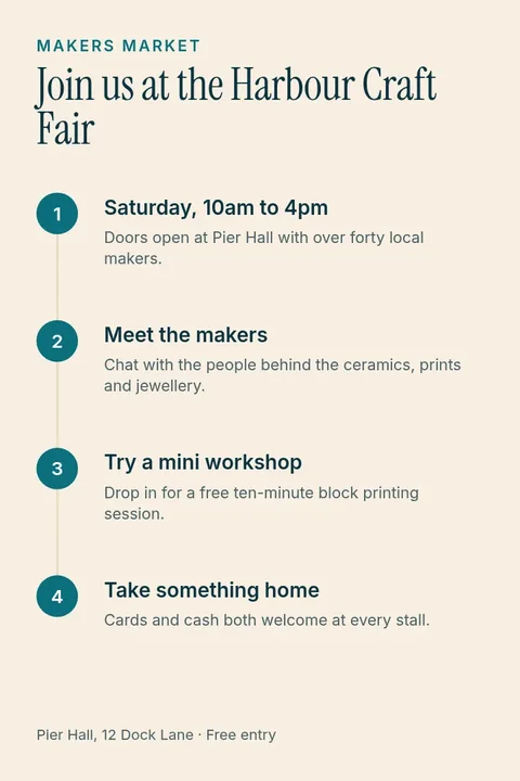 Makers Market Pin Guide – Pinterest pin template