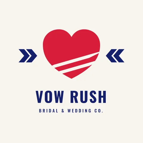 Vow Rush Slash Heart Logo – Logo template