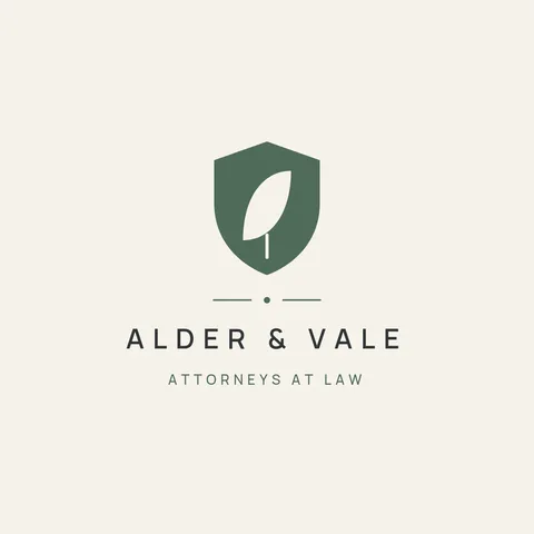 Alder Leaf Shield Logo – Logo template