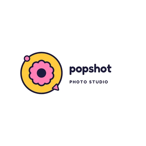 Popshot Aperture Bloom Logo – Logo template