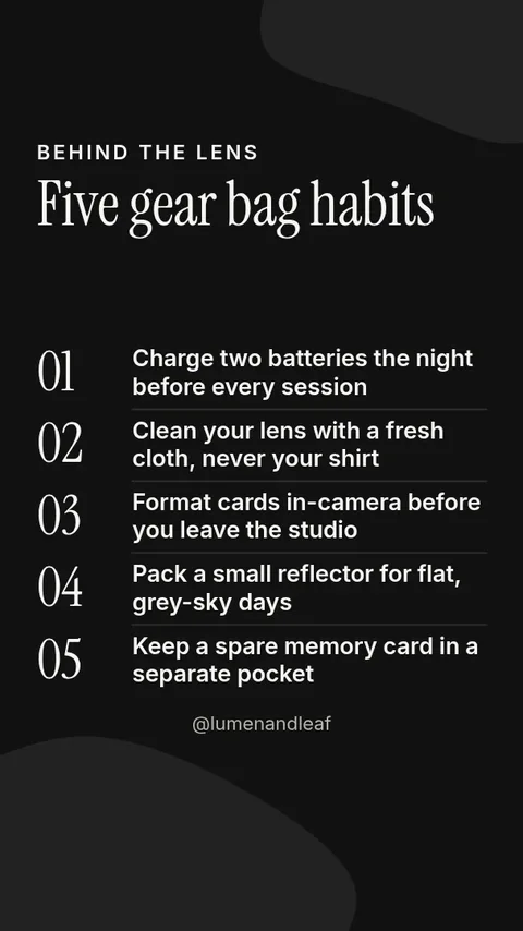 Gear Bag Essentials Story – Instagram story template