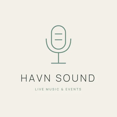 Havn Monoline Mic Lockup – Logo template