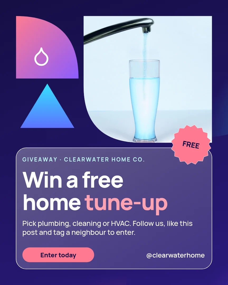 Glass Tile Tune-Up Giveaway – Instagram post template