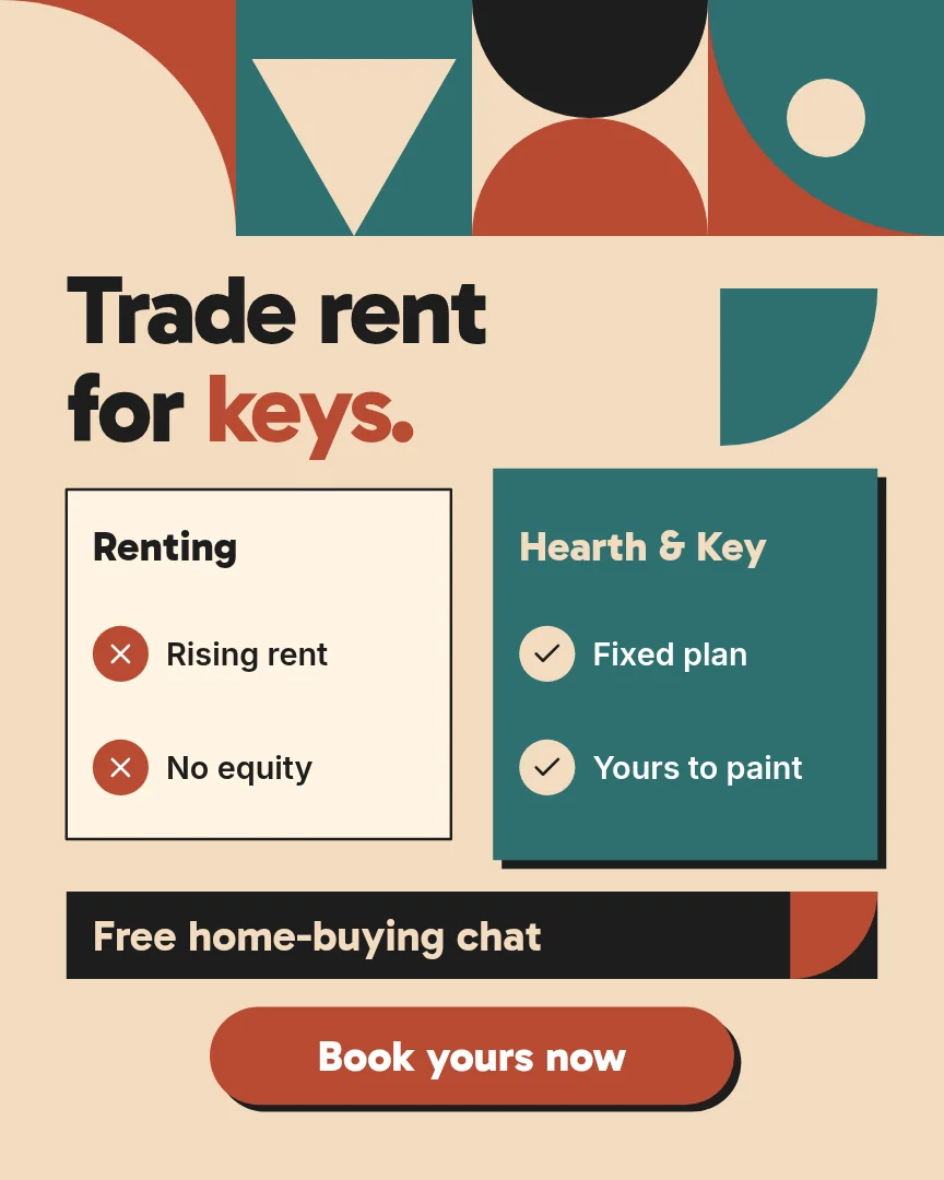 Quilt Tile Rent vs Keys – Instagram post template