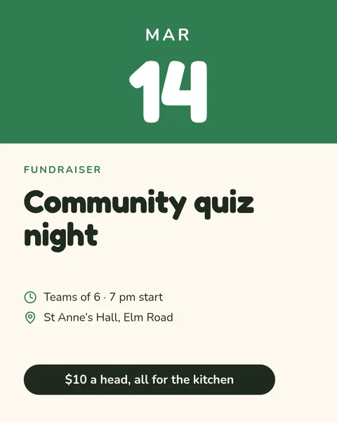 Event fundraiser – Instagram post template