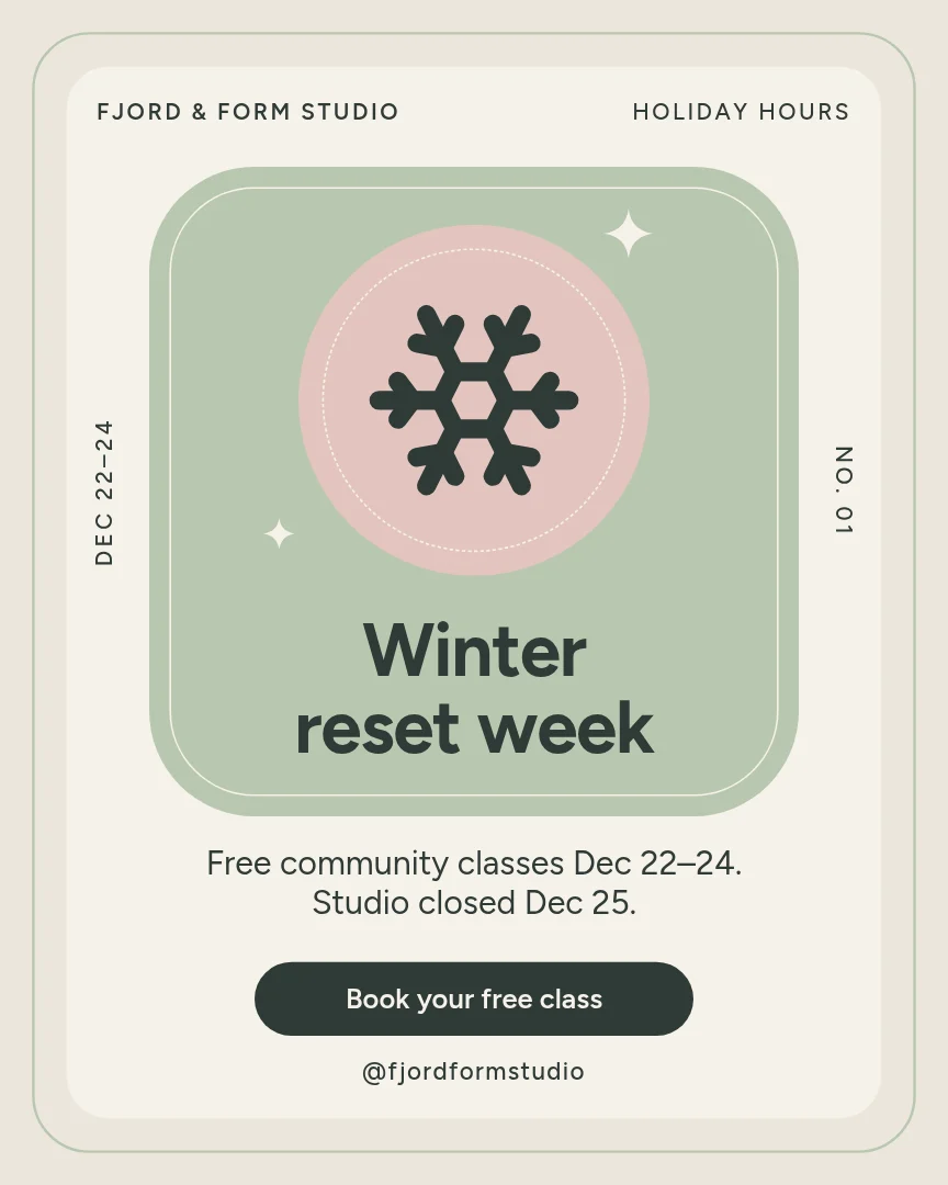 Nested Frost Gallery Label – Instagram post template
