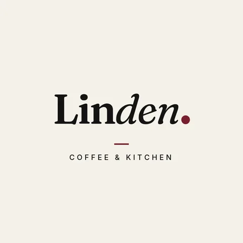 Linden Oxblood Serif Wordmark – Logo template