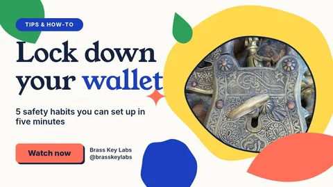 Brass Key Cut-Paper Tips – YouTube thumbnail template
