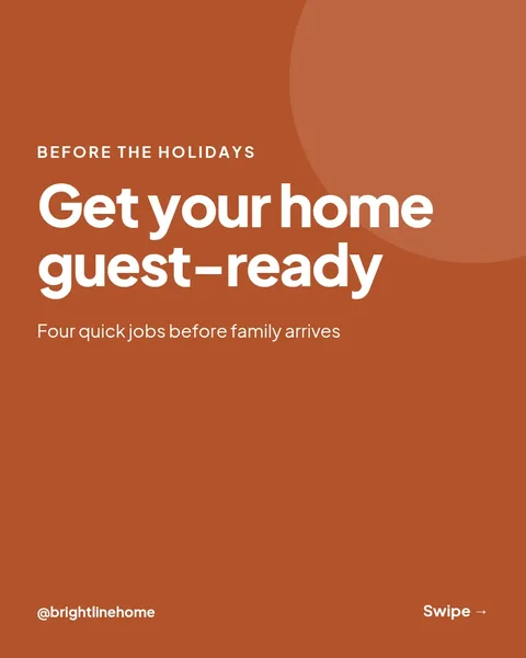 Winter Ready Home Carousel – Instagram carousel template, 6 pages