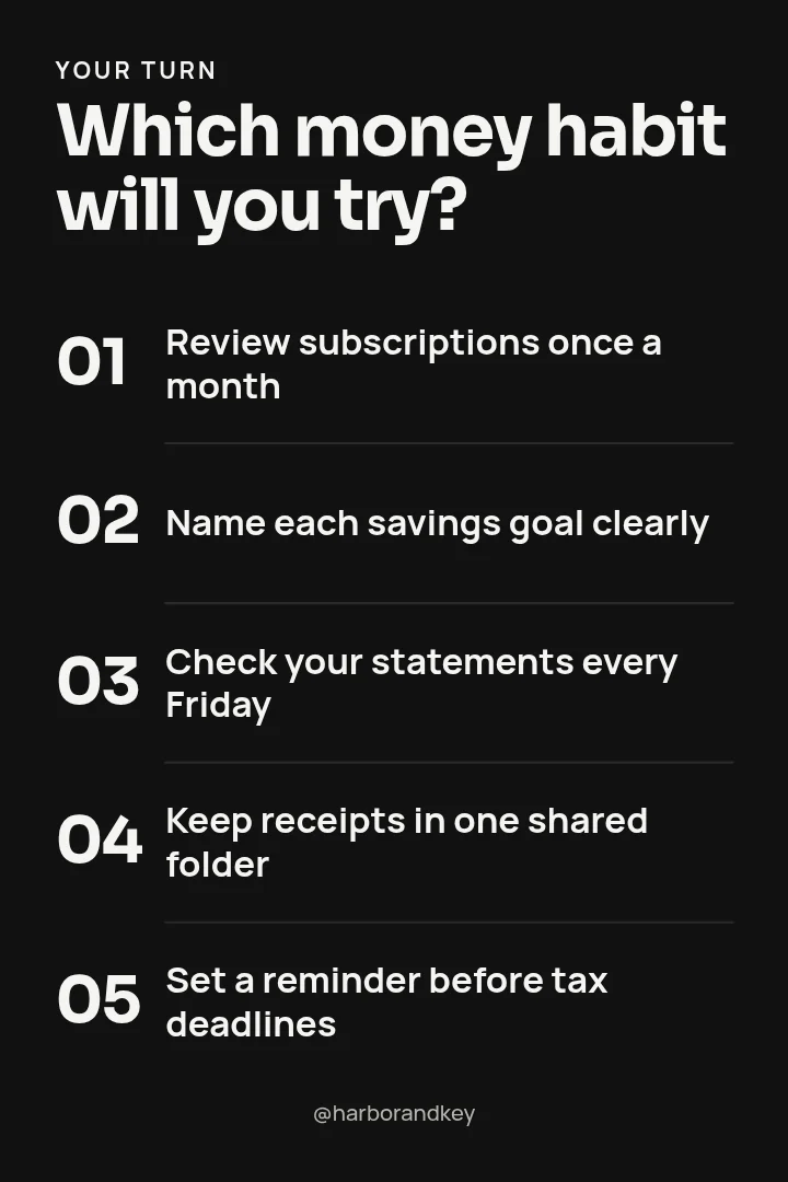 Money Habit Poll Pin – Pinterest pin template