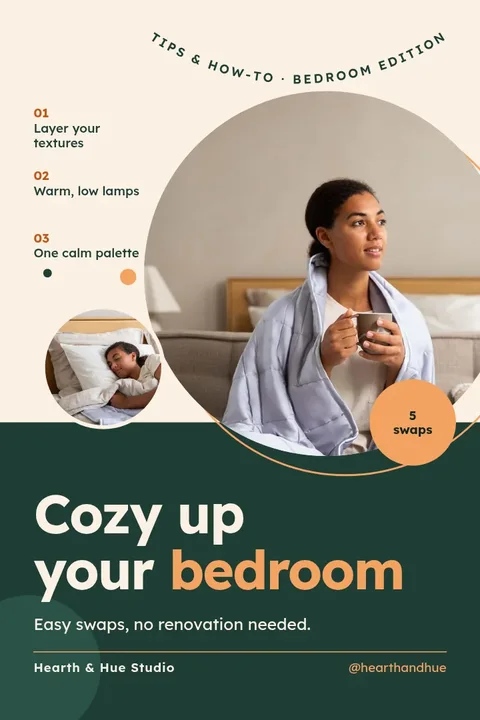 Hearth Orbit Bedroom Tips – Pinterest pin template