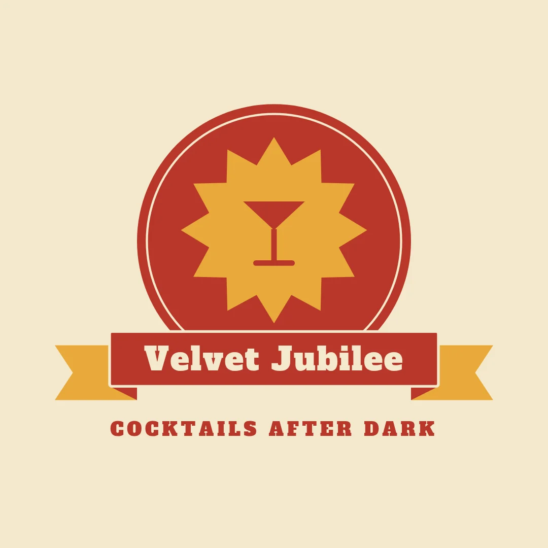 Cocktail Starburst Seal – Logo template