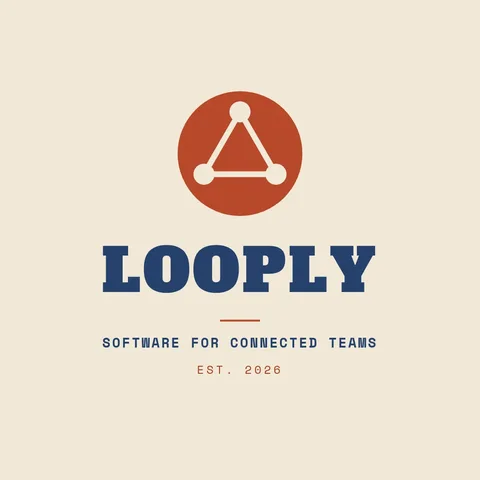 Looply Heritage Node Lockup – Logo template