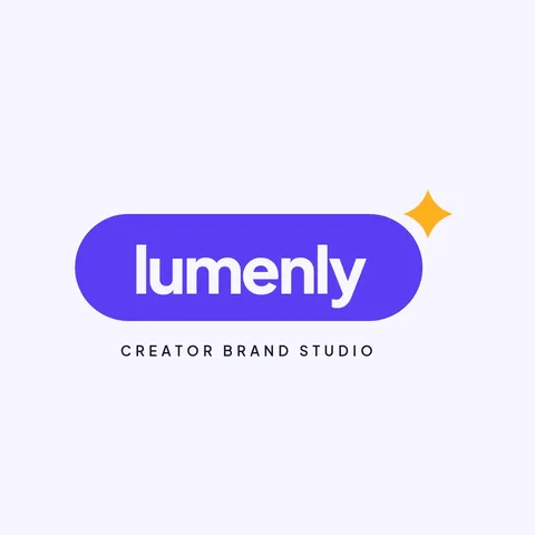 Lumenly Pill Spark Wordmark – Logo template