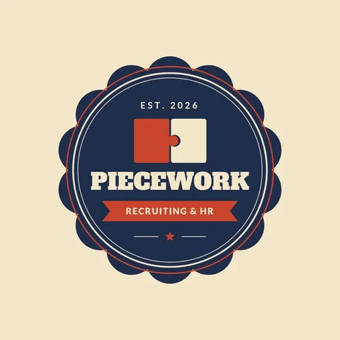 Piecework Interlock Seal – Logo template
