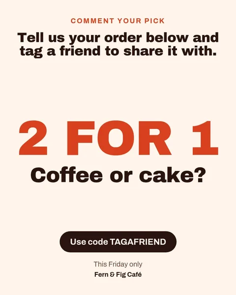 Two For One Vote Post – Instagram post template