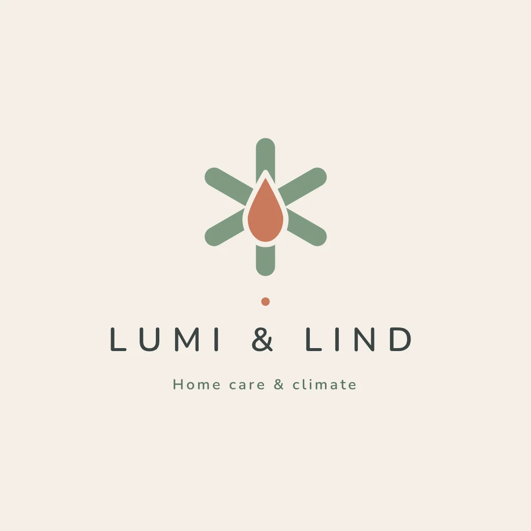 Frostleaf Flame Nordic Lockup – Logo template