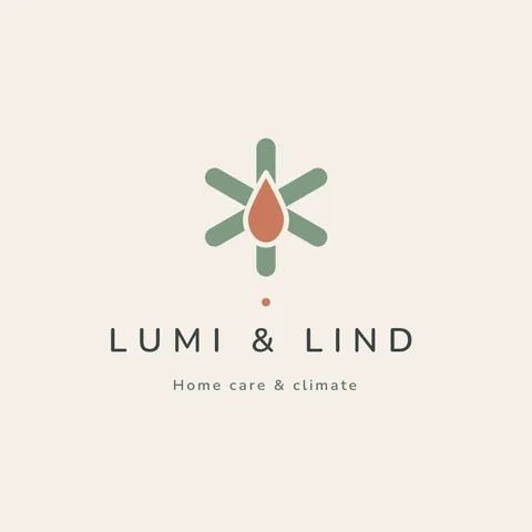 Frostleaf Flame Nordic Lockup – Logo template