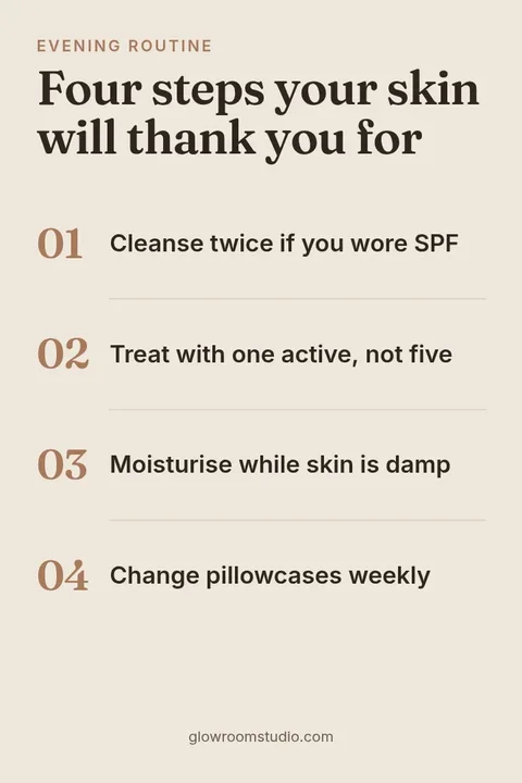 Skincare routine – Pinterest pin template