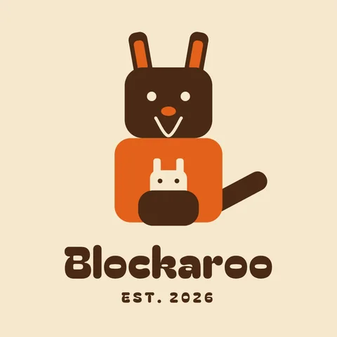 Blockaroo Pouch Pal Mark – Logo template