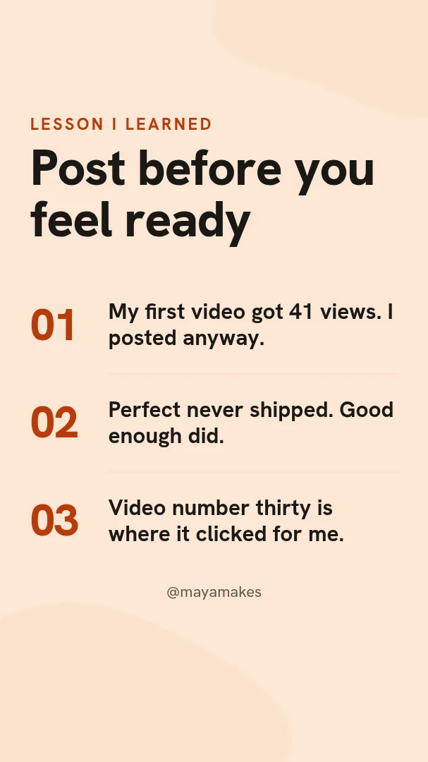 Honest Lesson Story Quote – Instagram story template