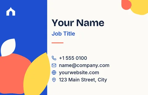 Paperdoor Cut-Paper Rail Card – Business card template, 2 pages