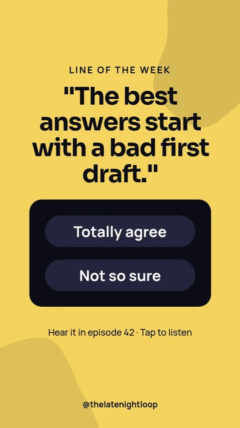 Midnight Pull Quote Story – Instagram story template