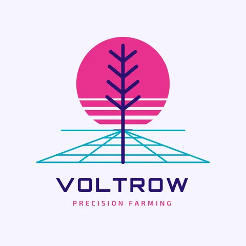 Neon Row Sunset Logo – Logo template