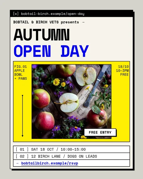 Nested Frame Open Day – Instagram post template