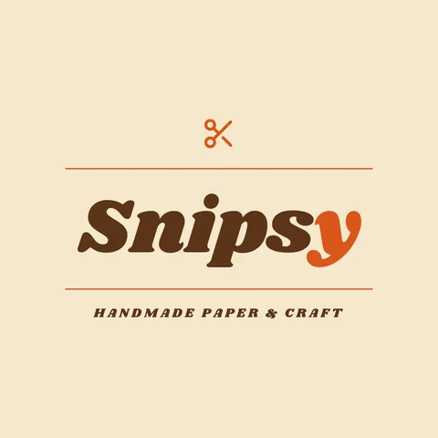 Snipsy Groove Wordmark Logo – Logo template