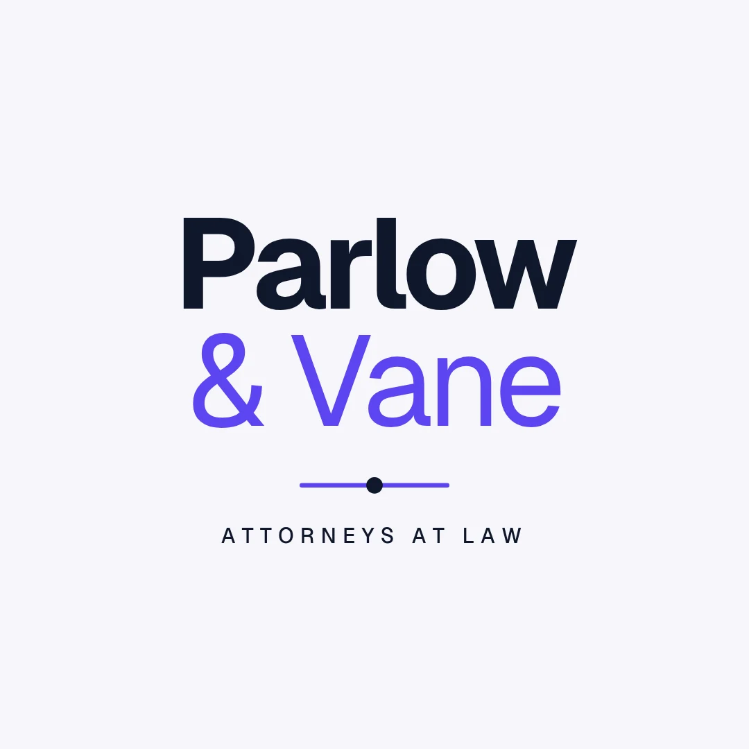 Parlow Vane Stacked Wordmark – Logo template