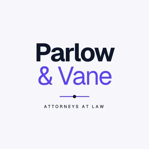 Parlow Vane Stacked Wordmark – Logo template