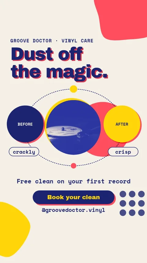 Orbit Groove Riso Restore – Instagram story template
