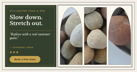 Pebble Gallery Quote Frames – Facebook post template