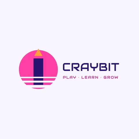 Striped Sun Crayon Logo – Logo template