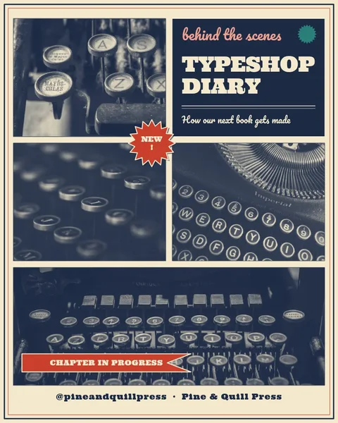 Typeshop Diary Seal Grid – Instagram post template