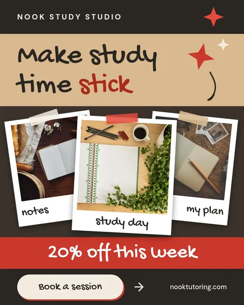 Cork Band Study Prints – Instagram post template