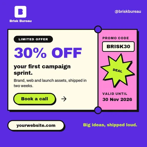 Violet Stub Sprint Coupon – LinkedIn post template