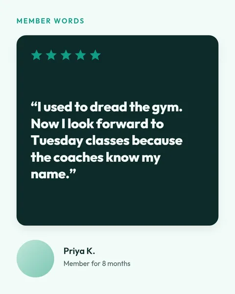 Member Words Card – Instagram post template