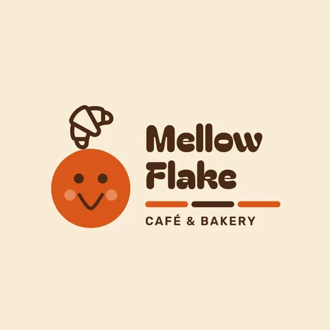 Croissant Cap Mascot Logo – Logo template