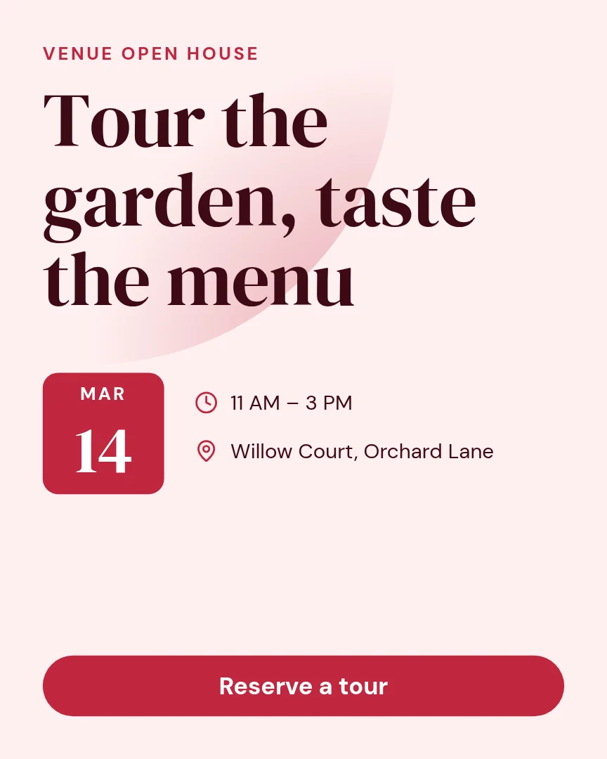 Bridal Open House Story – Instagram post template