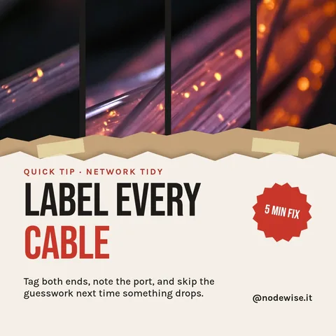 Torn Cable Tip Slices – Instagram post template